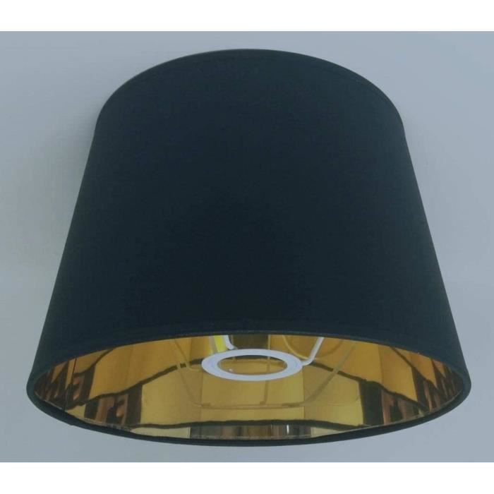 Abat-jour de 25,4 cm pour lampe de table, fait à la main, intérieur doré, style Empire