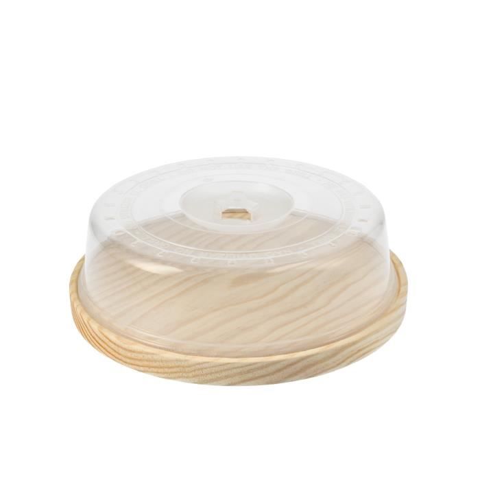 Plateau à Fromage en Bambou Rond 24cm