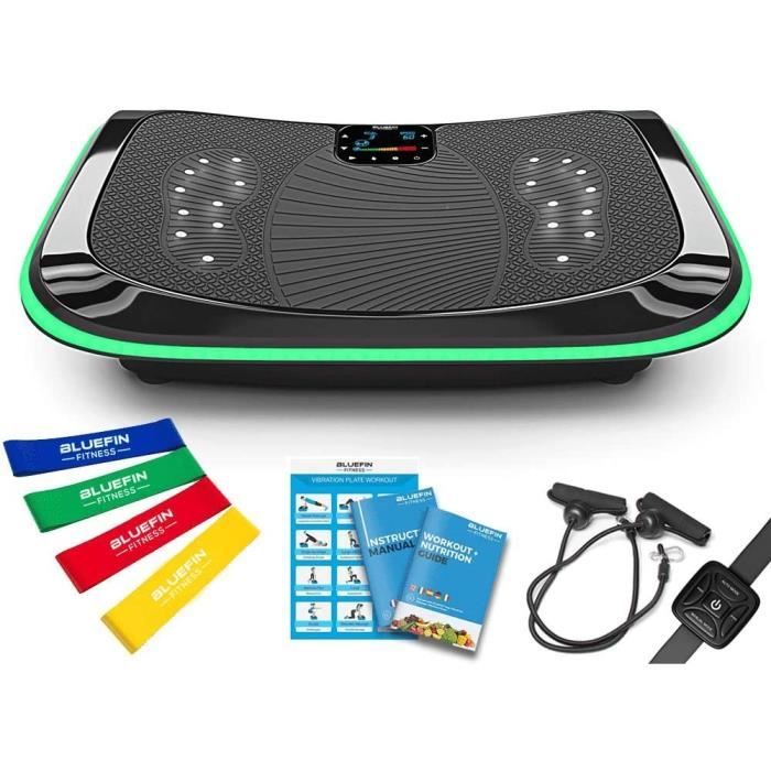 PLATEFORME VIBRANTE - PLAQUE VIBRANTE Bluefin Fitness Plateforme Vibrante et Oscillante 4D Triples Moteurs Silencieux Id&eacut15