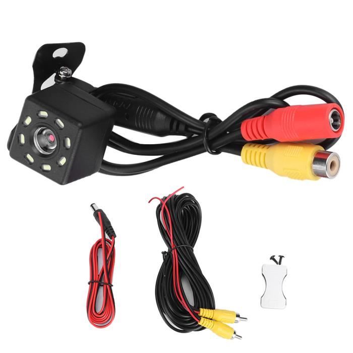 Caméra de recul de voiture, IP68 étanche 8 LED caméra de recul de voiture de recul caméra de Vision nocturne de stationnement