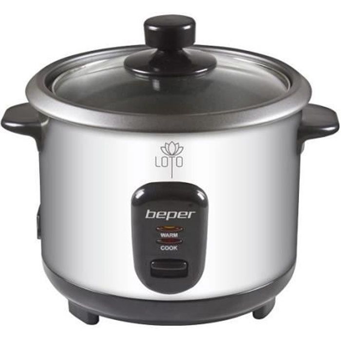 BEPER 90550 Cuiseur à riz et vapeur - Inox
