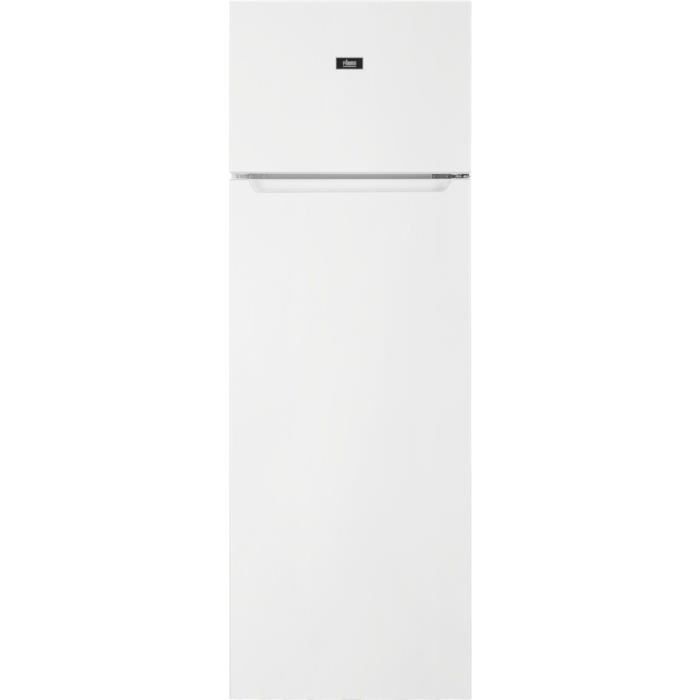 FAURE FTAN28FW2 Réfrigérateur congélateur haut - 242L (201L+41L) - froid statique - L55x H 161cm - Blanc