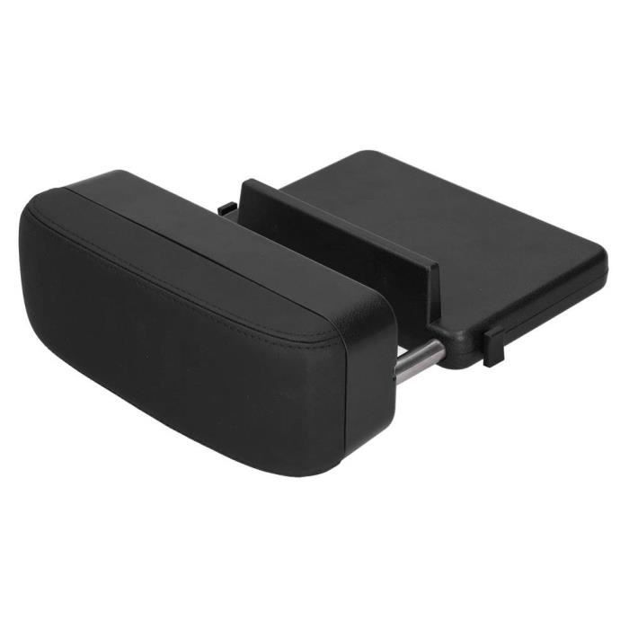 Fydun Boîte d'accoudoir Accoudoir de console centrale réglable Support coudé Boîte de rangement Chargeur de téléphone sans fil