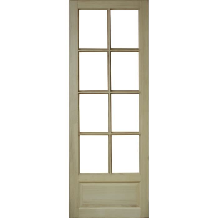 PORTE SEULE EN PAULOWNIA LARGEUR 73 / PROMO