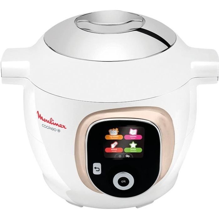 MOULINEX - Cookeo digital interactif 6 cuissons 150 recettes 2 livres