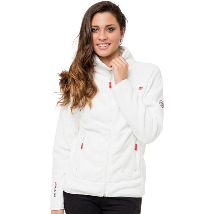 GEOGRAPHICAL NORWAY Polaire URSULA Blanc - Femme