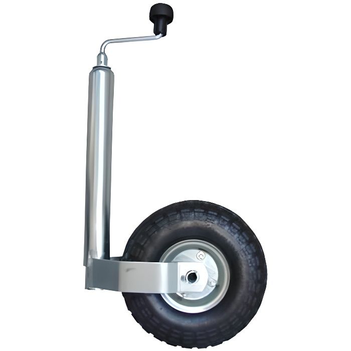 Roue jockey gonflable