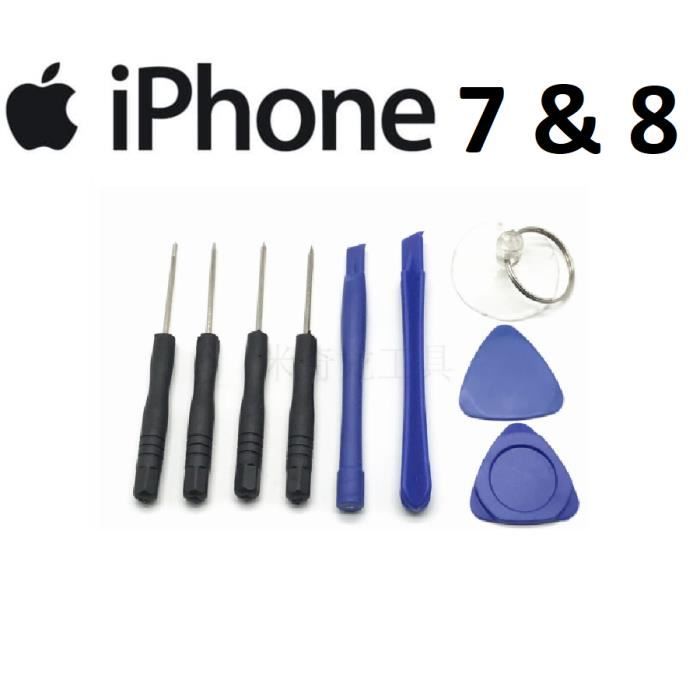 KIT OUTILS IPHONE 7 ET 8 TOURNEVIS OUVERTURE REPARATION