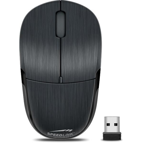 SPEEDLINK JIXSTER, Ambidextre, Optique, RF sans fil, 1400 DPI, 82 g, Noir