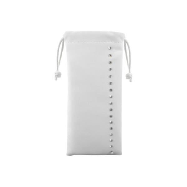 SWAROVSKI Etui Universel Smartphone 1 Bande Strass - Blanc