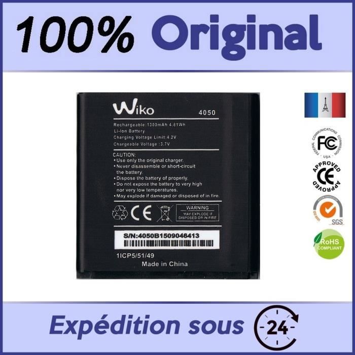 BATTERIE NEUVE 100% ORIGINALE POUR WIKO GOA / SUNSET 1 / 2 / SUNNY 1 /2 - 4050