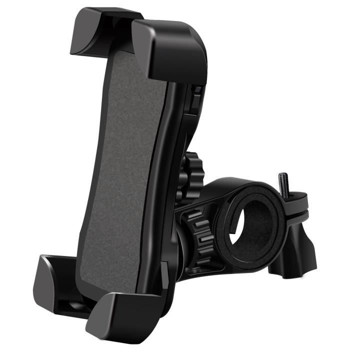 Support Télephone Vélo VTT Moto WINPOWER Support Rotatif à 360 Réglable pour iPhone X-8-7-6-Plus, Samsung, Huawei et 4.5-6.0 Pouce