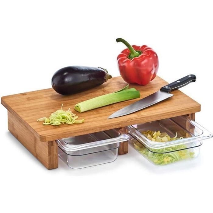 Planche à découper Zeller planche à découper avec des récipients