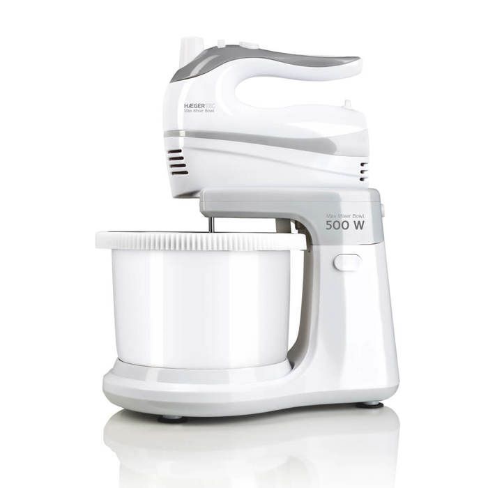 Batteur sur socle - HAEGER - MAX MIXER - 500W - 5 vitesses + Turbo - Bol 3L