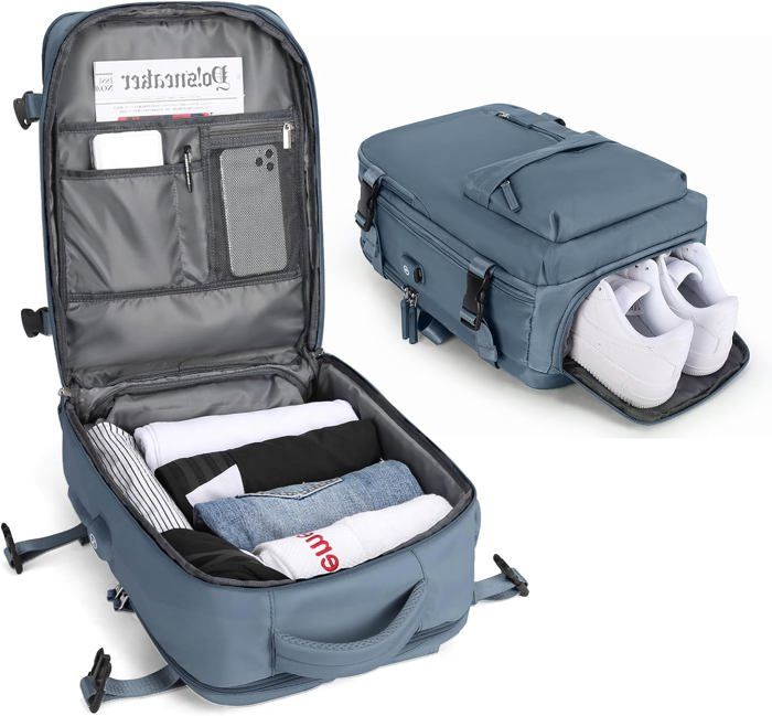 Bagage Cabine Ryanair 40X20X25 Sac À Dos Femme Sac À Dos Voyage Cabine Avion Easyjet 45X36X20