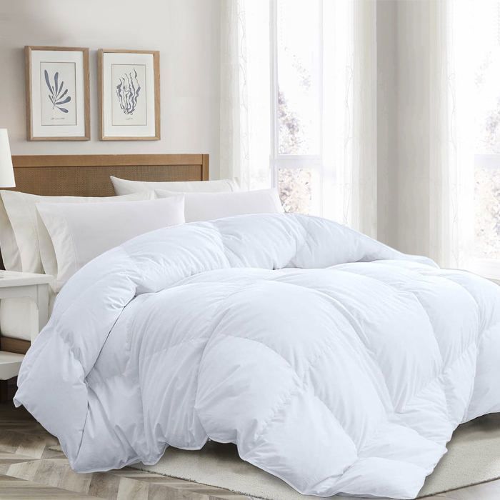 Couette 4 Saisons 240x260 Cm APSMILE – 100% Plumes Et Duvet, Housse Coton Bio, Certifiée Ökotex & RDS - 9