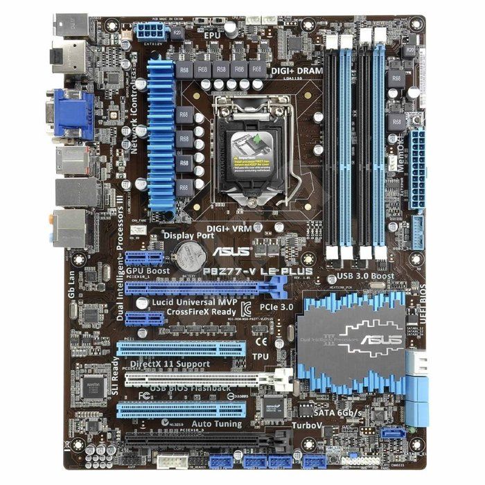 Carte mère ASUS P8Z77-V LE PLUS Intel Z77 LGA 1155 4xDDR3 32GB ATX - Asus