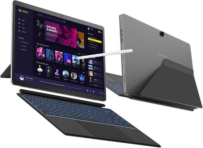 15,6" Ordinateur Portable 2 En 1, Win 11 PC Portable 16Go