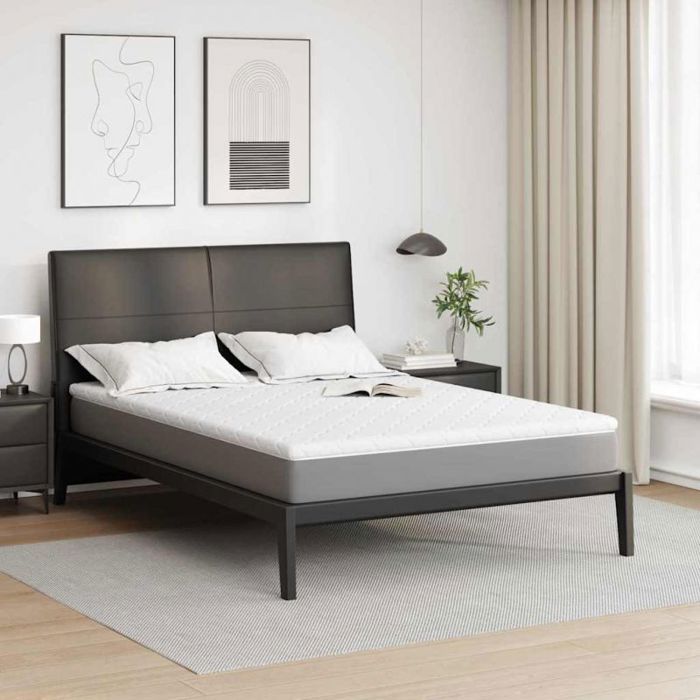 VIDAXL Surmatelas coco 140 x 200 x 5 cm - Tissu jacquard blanc soutien très ferme VIDAXL Surmatelas coco 140 x 200 x 5 cm - Tissu jacquard blanc soutien très ferme