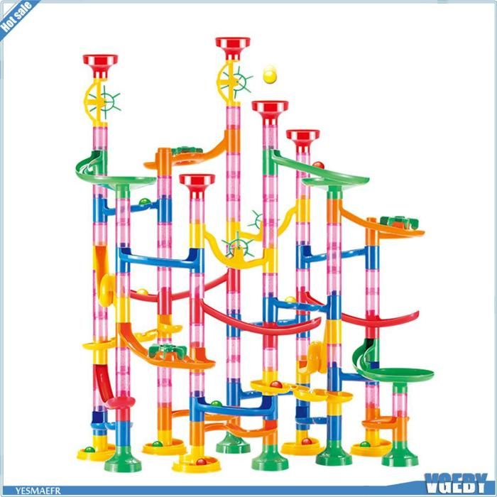 Type 2-Blocs de construction de tuyaux de piste pour enfants, Circuit de balle de course de billes, labyrinth - Jeux - Jouets