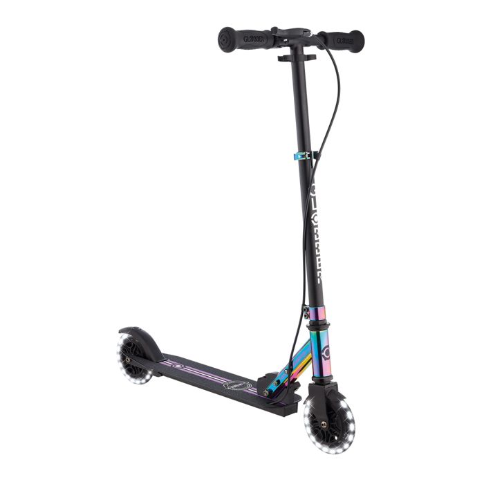 Globber - Trottinette 2 roues FLOW ELEMENT JUNIOR LIGHTS - Néochrome