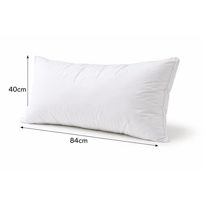 Oreiller - MORTREUX - King Size - 84 x 40 cm - 600 g fibre creuse siliconée - Toutes saisons Oreiller - MORTREUX - King Size - 84 x 40 cm - 600 g fibre creuse siliconée - Toutes saisons