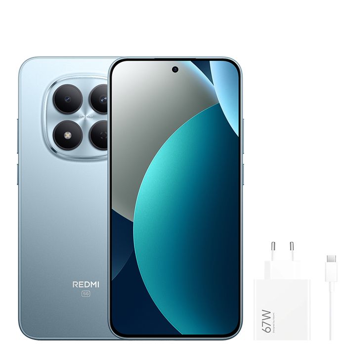 Smartphone - XIAOMI - REDMI Note 15 Pro 5G - 12 Go RAM - 512 Go - HyperCharge 67W - Adaptateur inclus - Bleu