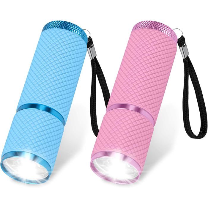 2 Pcs Mini Lampe Torche Lampe Torche Led Ultra Puissante