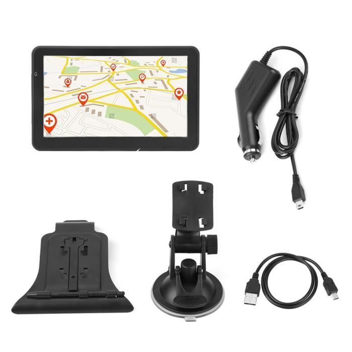 GPS Automatique Navigation Voiture 8GB//256MB 7 Pouces HD /Écran Tactile Syst/ème en Fran/çais Guidage Vocal 52 Pays Europe Cartes Mise /à Jour Gratuite /à Vie