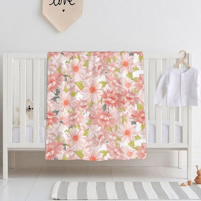 Kit couverture patchwork fille personnalisée prénom photo rose coton bio – Patchwork & Kits