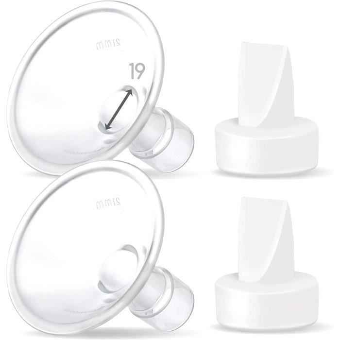 Valves De Rechange Pour Tire-Lait Lansinoh - Lot De 4 Pièces - Compatibles Tous Modèles Lansinoh - Sans BPA