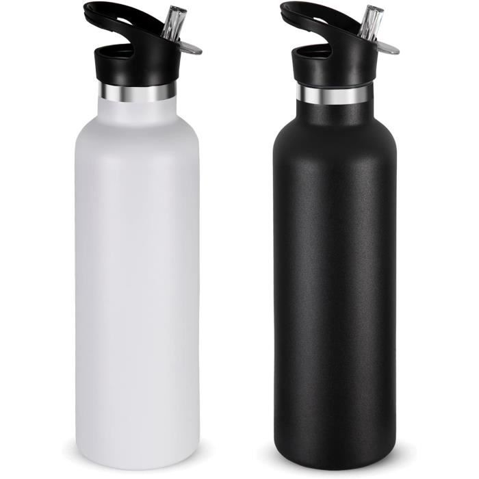 Gourde Isotherme Inox 750ml HoneyHolly - Double Paroi, Sans BPA, Tenue Température 24h