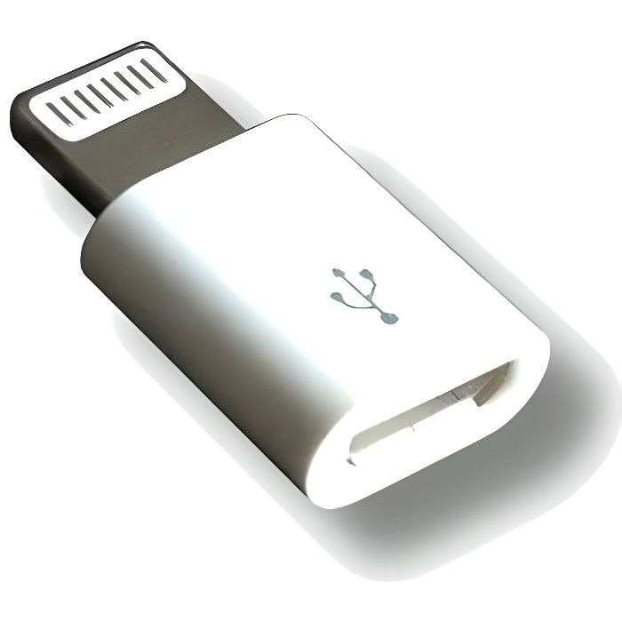 Adaptateur jack femelle - Lightning mâle pour iPhone