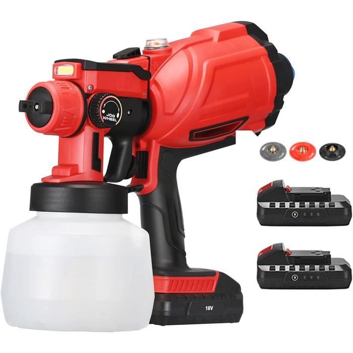 Pistolet Pulvérisateur Sans Fil GISAM Avec 2 Batteries - Peinture / Insecticide