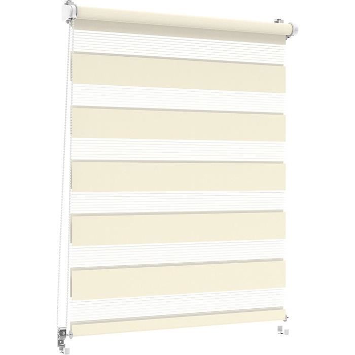 Store Double Volet Sans Percage Klemm-Fix - Pour Fenêtre Ou Porte - Noir Anthracite