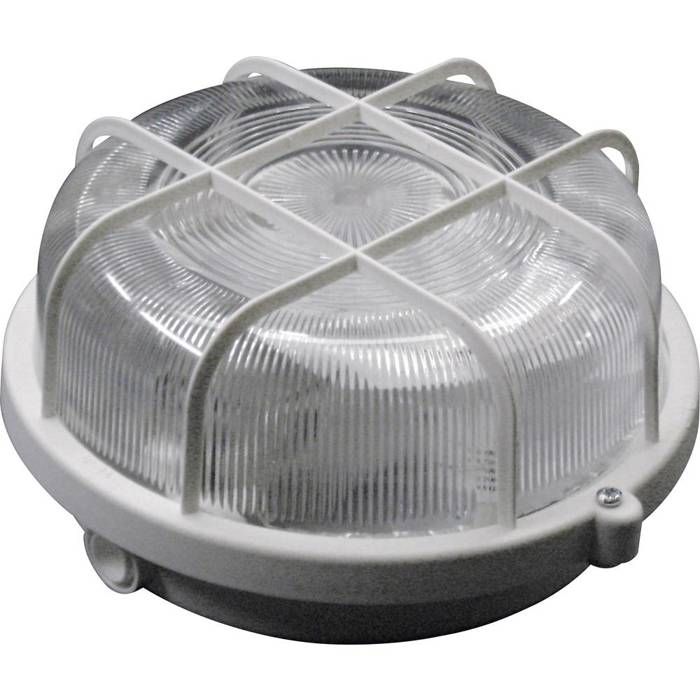 Luminaire pour pièces humides - Rund - E27 - IP44 - Gris