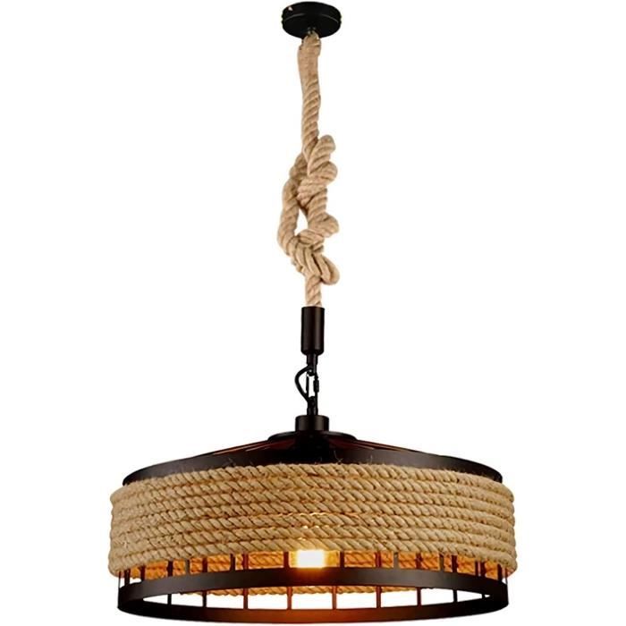 IDEGU Suspension Luminaire Retro Industrielle En Métal Luster Vintage