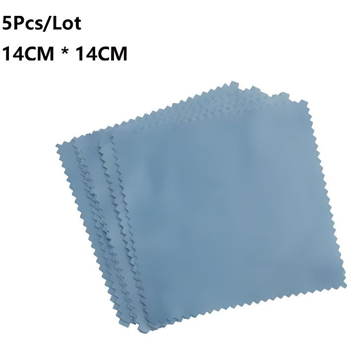 5PCS/LOT Chiffon Microfibre Pour Lunette Chiffon Essuie Lunette