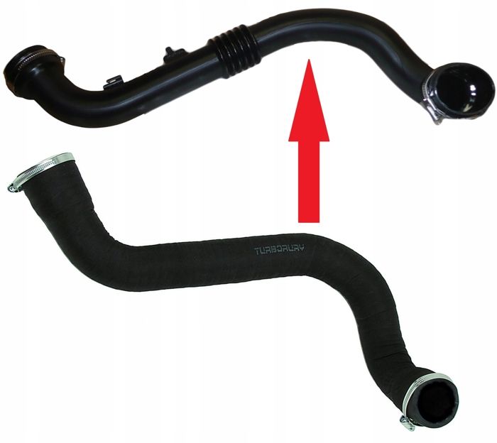 Remplacement tuyau intercooler de TURBORURY compatible avec Renault ...