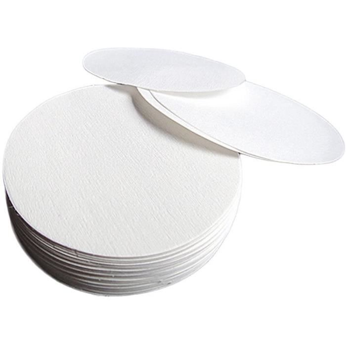 Lot De 100 Filtres à Café Ronds 11 Cm – Papier Filtrant Qualité Laboratoire, Débit Moyen, Idéal Café & Usage Pro