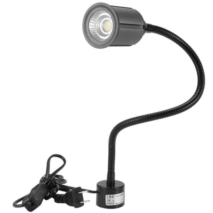 lampe de machine à LED col de cygne flexible à 360 degrés haute luminosité avec base magnétique pour machine à coudre Lampe de machine-outil #2 