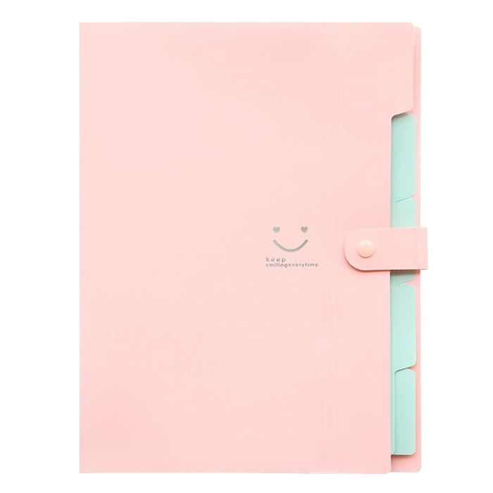 Couverture Classeur 6 Anneaux A5 Transparente - Porte-documents Avec Corde