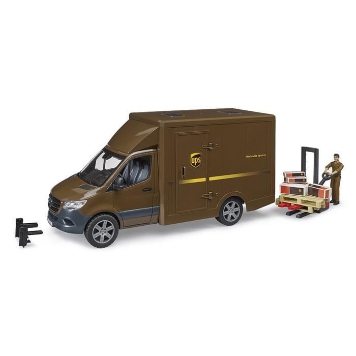 Camion UPS Mercedes Benz Sprinter Bruder - Jouet pour enfant de 4 ans et  plus - Cdiscount Jeux - Jouets