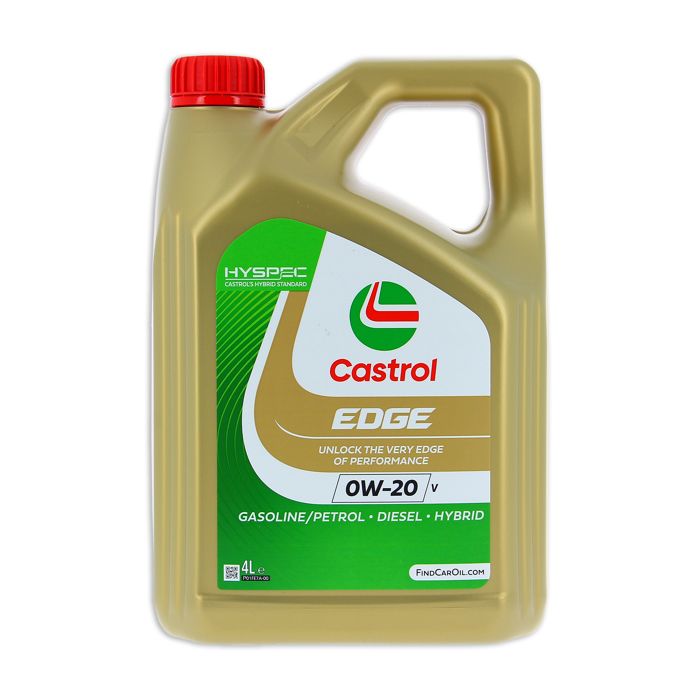 Huile moteur - CASTROL - EDGE 0W-20 V - 4L