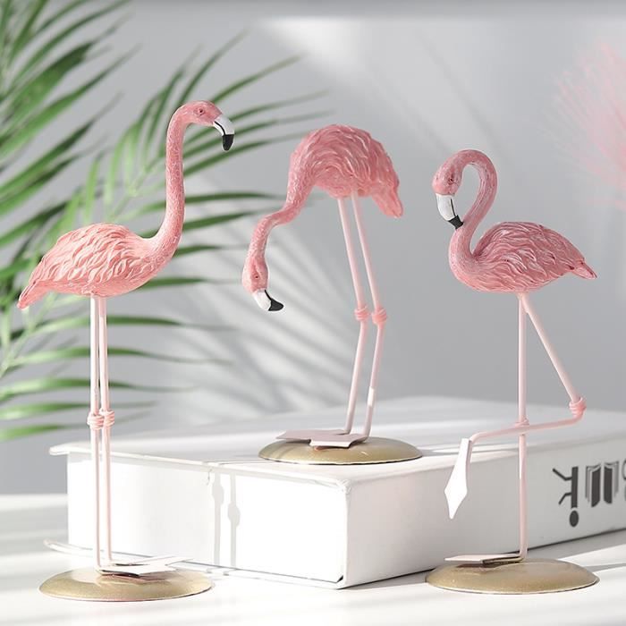 Lot De 3 Deco Objet Flamant Rose Cadeau Femme Cdiscount Maison