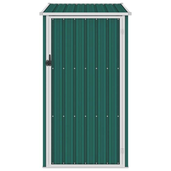 Abri de jardin - DILWE - Vert - Acier galvanisé - 87x98x159 cm - Sans plancher