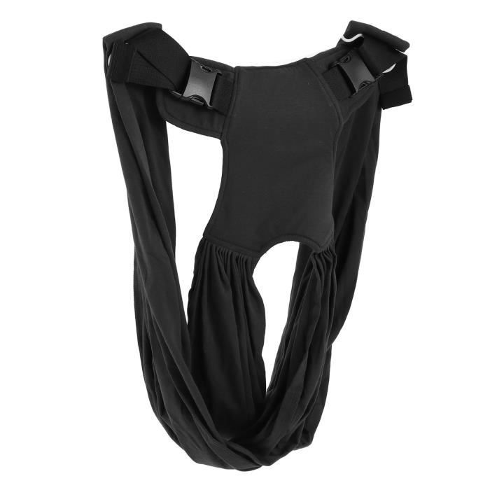 Drfeify porte-bébé Wrap Écharpe de portage pour bébé Taille libre Coton respirant réglable en forme de M jusqu'à 44 lb