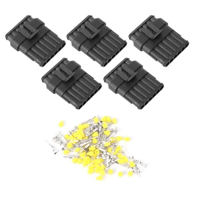 SJLERST Fiche de connecteur électrique étanche à 3 broches pour voiture SJLERST Fiche de connecteur électrique étanche à 3 broches pour voiture