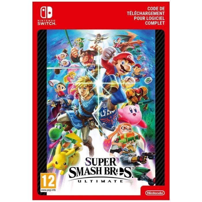 Super Smash Bros. Ultimate - Édition Standard  Code de téléchargement pour  Nintendo Switch à télécharger - Cdiscount