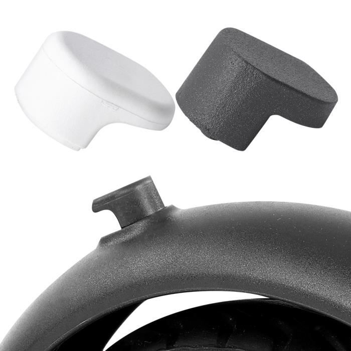 Crochet de garde-boue arrière, manchon en gel de silice pour scooter électrique Xiaomi M365 2 pièces(BLANC